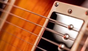 Preview wallpaper electric guitar, guitar, strings, music