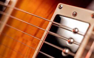 Preview wallpaper electric guitar, guitar, strings, music