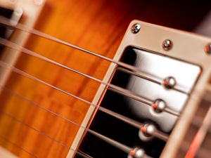 Preview wallpaper electric guitar, guitar, strings, music