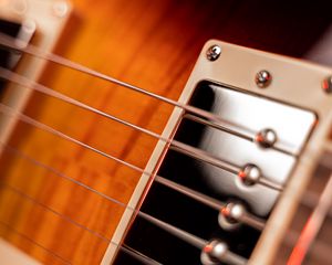 Preview wallpaper electric guitar, guitar, strings, music