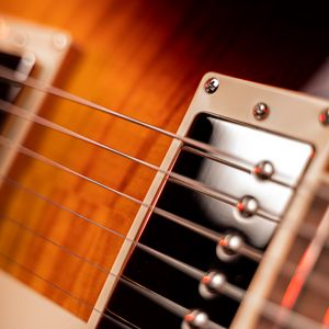 Preview wallpaper electric guitar, guitar, strings, music