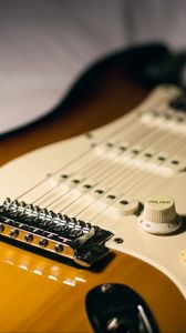 Preview wallpaper electric guitar, guitar, strings, music, macro