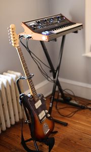 Preview wallpaper electric guitar, guitar, synthesizer, musical instruments, music