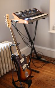 Preview wallpaper electric guitar, guitar, synthesizer, musical instruments, music