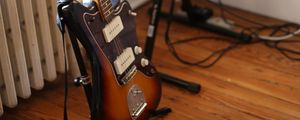Preview wallpaper electric guitar, guitar, synthesizer, musical instruments, music