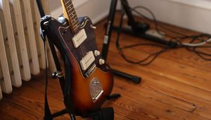 Preview wallpaper electric guitar, guitar, synthesizer, musical instruments, music