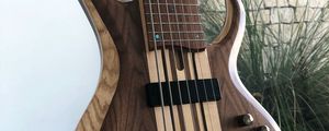 Preview wallpaper electric guitar, guitar, wood, brown, musical instrument, music