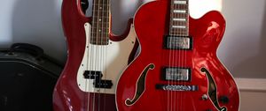 Preview wallpaper electric guitars, guitars, musical instruments, music