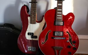 Preview wallpaper electric guitars, guitars, musical instruments, music
