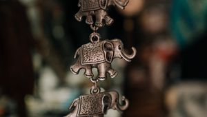 Preview wallpaper elephants, decoration, accessory