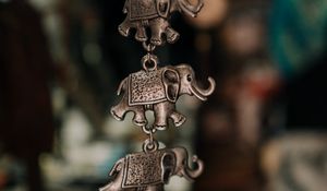 Preview wallpaper elephants, decoration, accessory