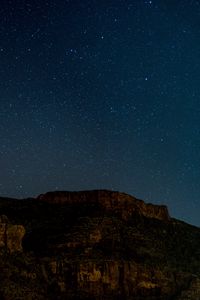 Preview wallpaper elevation, starry sky, night