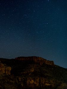 Preview wallpaper elevation, starry sky, night