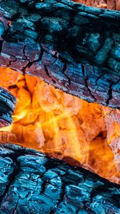 Preview wallpaper embers, flame, fire, cinder