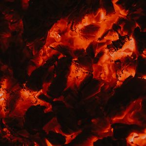 Preview wallpaper embers, glow, red, dark