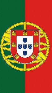 Preview wallpaper emblem, portugal, flag
