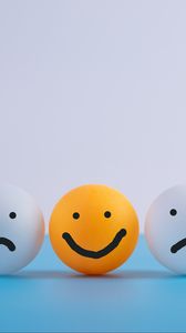 Preview wallpaper emoticons, smilies, balls
