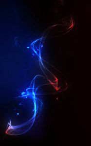 Preview wallpaper energy, glow, abstraction, blue, red