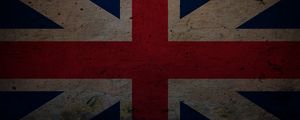 Preview wallpaper england, lines, crosses, red, stripes, black, united kingdom, texture, flag, symbol