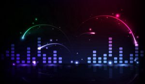 Preview wallpaper equalizer, colorful, dark, background