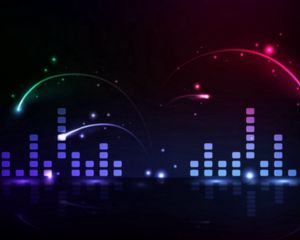 Preview wallpaper equalizer, colorful, dark, background