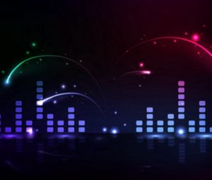 Preview wallpaper equalizer, colorful, dark, background