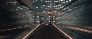 Preview wallpaper escalator, stairs, ceiling, design