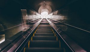 Preview wallpaper escalator, stairs, underground