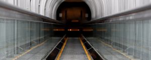 Preview wallpaper escalator, tunnel, metro, underground, interior