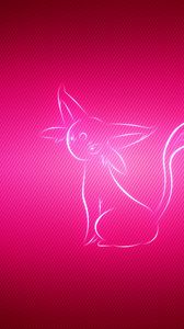 Preview wallpaper espeon, pokemon, pink