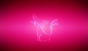 Preview wallpaper espeon, pokemon, pink