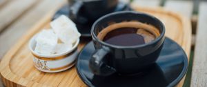 Preview wallpaper espresso, coffee, drink, cups, breakfast