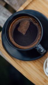 Preview wallpaper espresso, coffee, drink, cup, black