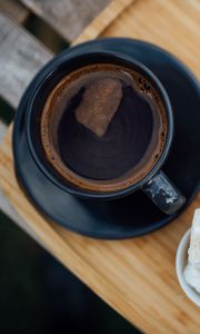 Preview wallpaper espresso, coffee, drink, cup, black