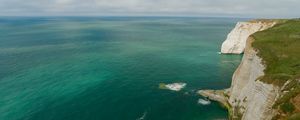 Preview wallpaper etretat cliffs, cliffs, sea, nature, france