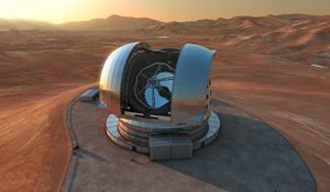 Preview wallpaper european extremely large telescope, chili, science