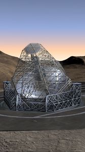 Preview wallpaper european extremely large telescope, e-elt, chili, 2014