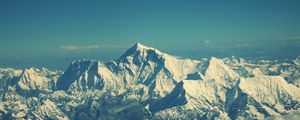 Preview wallpaper everest, mountain, sky, tops