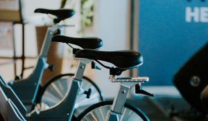 Preview wallpaper exercise bikes, exercise equipment, gym