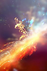 Preview wallpaper explosion, colorful, background, bright