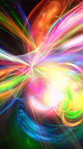 Preview wallpaper explosion, rainbow, colorful, color