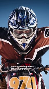 Preview wallpaper extreme, motorcycle, bike, helmet