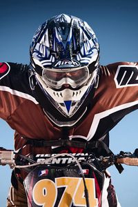 Preview wallpaper extreme, motorcycle, bike, helmet