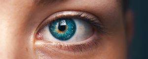 Preview wallpaper eye, blue-eyed, eyelashes, pupil
