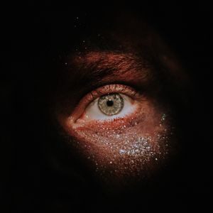 Preview wallpaper eye, glitter, dark, closeup