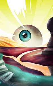 Preview wallpaper eye, iris, art, fantasy