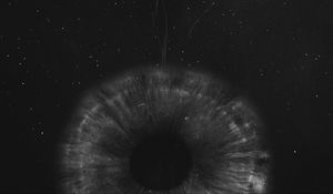 Preview wallpaper eye, pupil, darkness, stars