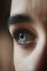 Preview wallpaper eye, pupil, gray, glance