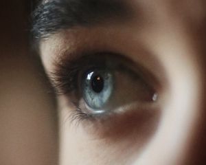 Preview wallpaper eye, pupil, gray, glance