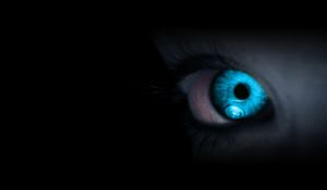 Preview wallpaper eyes, blue, eyelash, pupil, fear